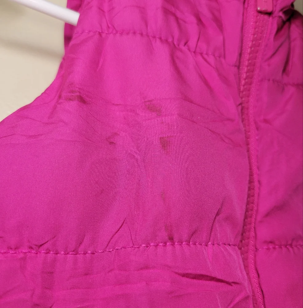 toddler pink puffer pink vest , 18 - 24 months